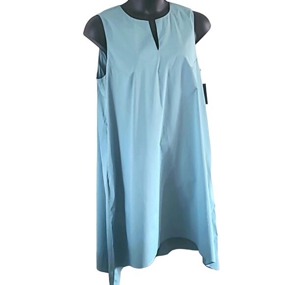 Alfani Women’s Sleeveless Split Neck Midi Dress with Pockets - Size Large - Picture 5 of 10